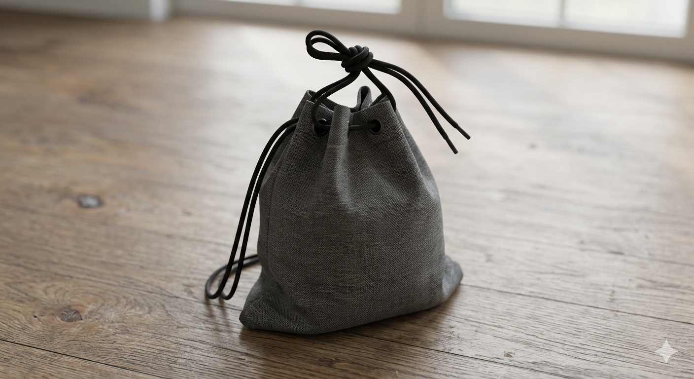 Double drawstring cotton bag bulk order